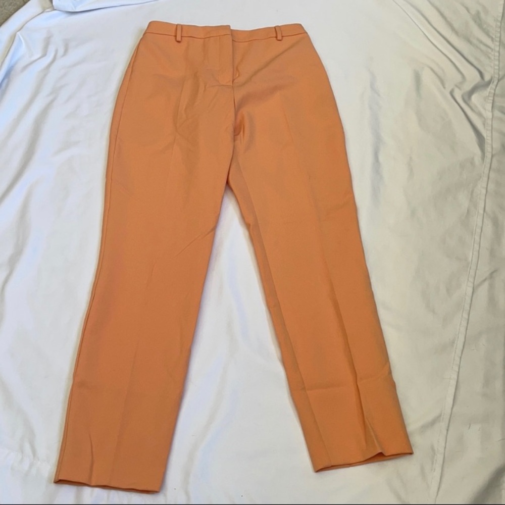 NWT ASOS High Waisted Ankle Pant Light Orange/Peach Size 2